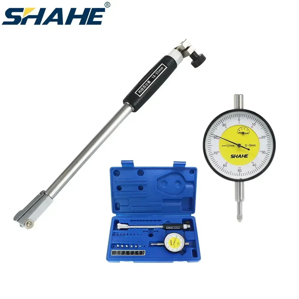 

SHAHE 0.01mm Dial Bore Gauge Center Ring Dial Indicator Hole Diameter Micrometer Gauges Inside Diameter Measuring Tools