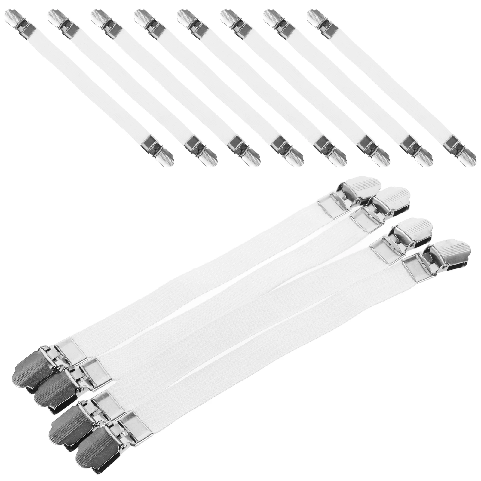 

16pcs Ironing Board Clips Elastic Cover Fasteners Straps Holders Multifunctional Lightweight Dust Proof