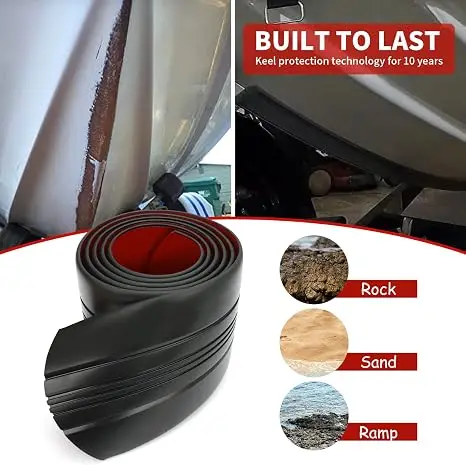Boat Keel Protector for Fiberglass Bass Aluminum Boat Keel Protector Hull Protector Shield Prevents Rock Ramp Scratch Damage