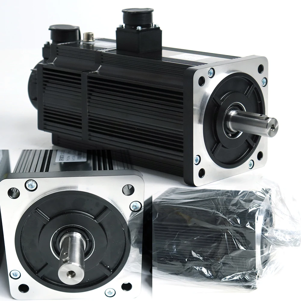 Imagem -02 - Servo Motor da Movimentação da C.a. Ímã Permanente Motorista Combinado 1kw 80st-m04025 220v 4n.m 2500rpm 1000w