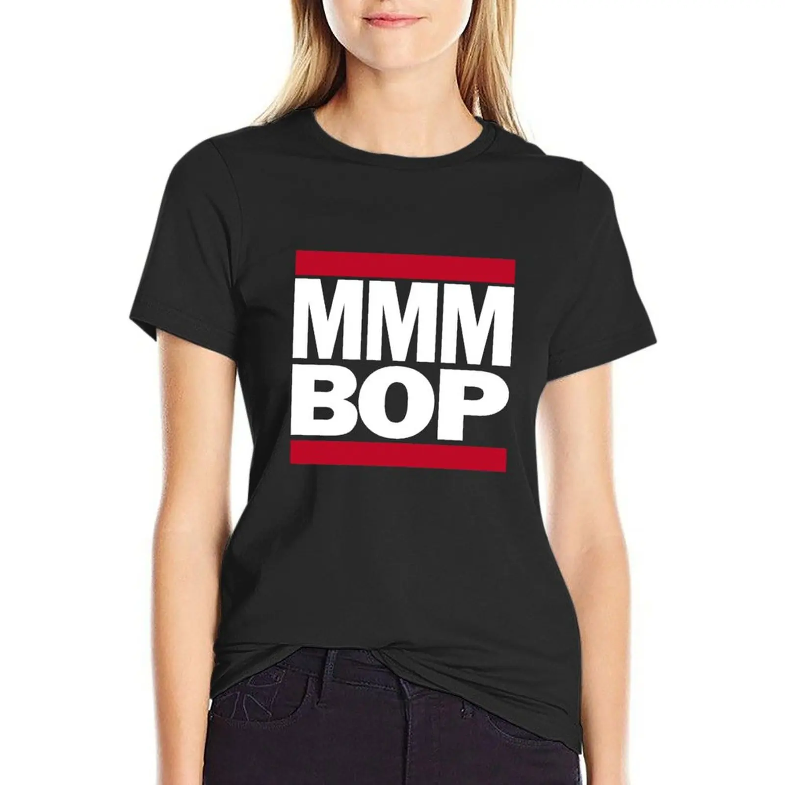 

Run-Mmm-Bop!! T-shirt shirts graphic tees Aesthetic clothing plus size tops t shirts for Women loose fit