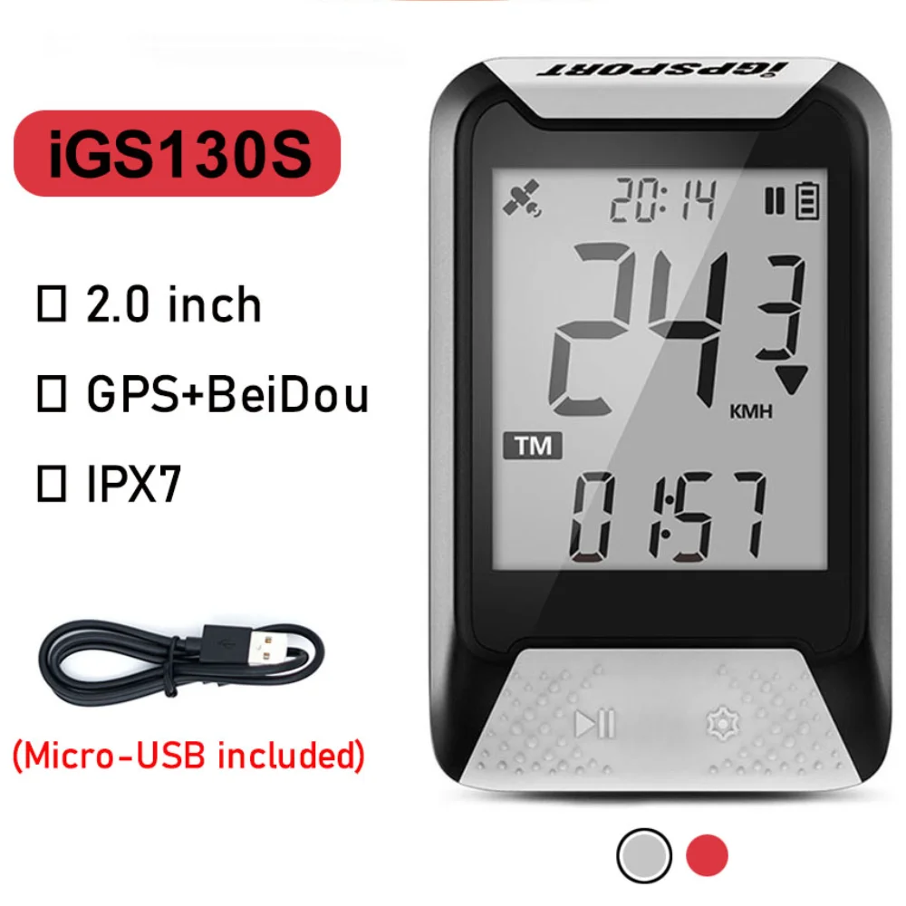 iGPSPORT iGS130S Bike Computer GPS Road Bike MTB Odometer Bicycle Speedometer Waterproof Bluetooth Cycling Cyclocomputer