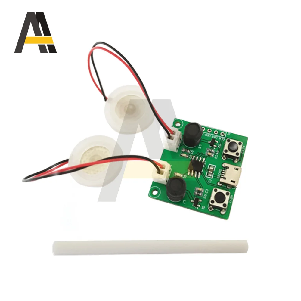 Single/Dual-channel USB Mini Humidifier DIY Kits Mist Maker Driver Circuit Board 5V Fogger Atomization Film Atomizer Sheet