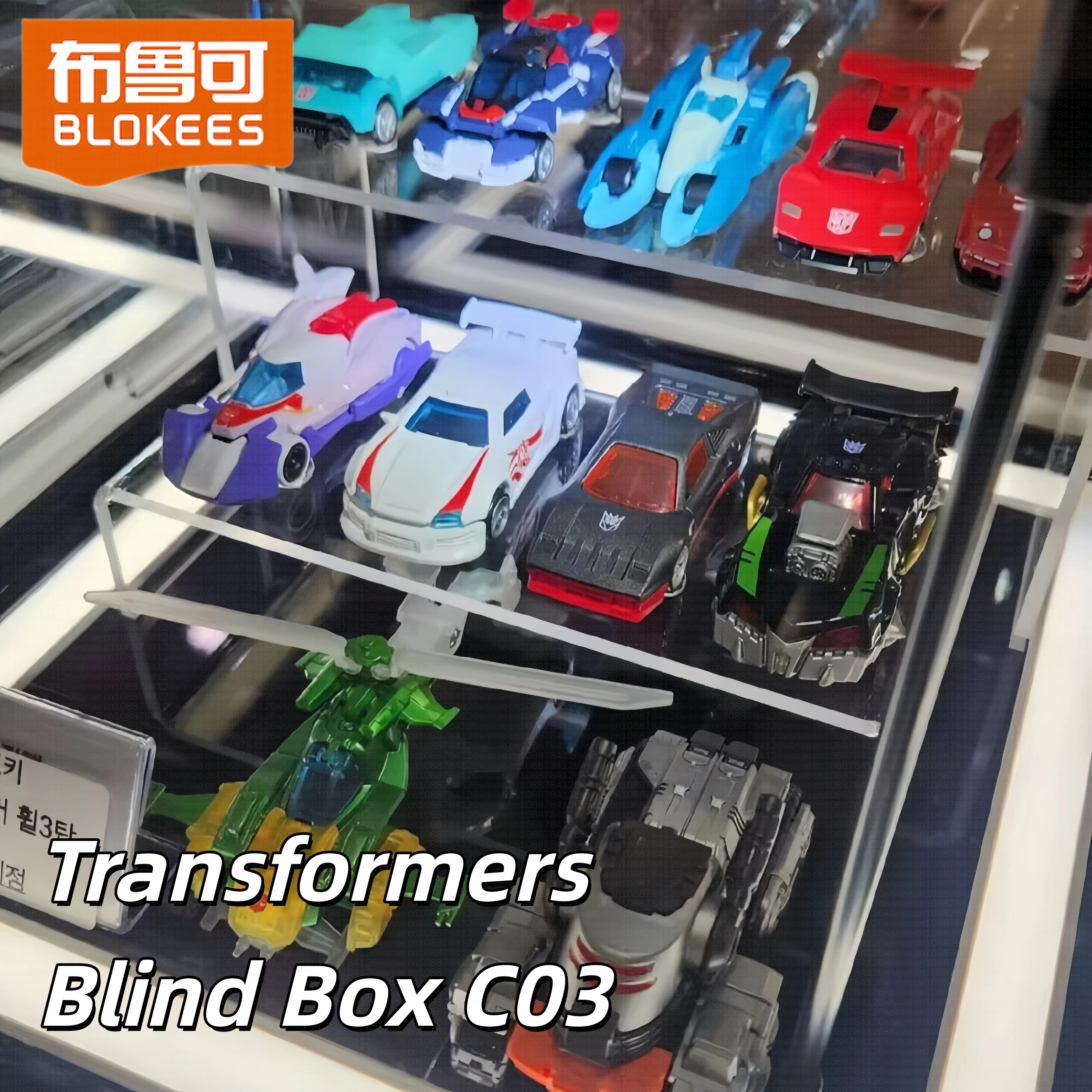 Blokees Wheels Transformers Blind Box C03 Nuevo 1:64 Springer Lockdown Figuras de Acción Coche de Juguete Ensamblado Modelo Coleccionable Regalo