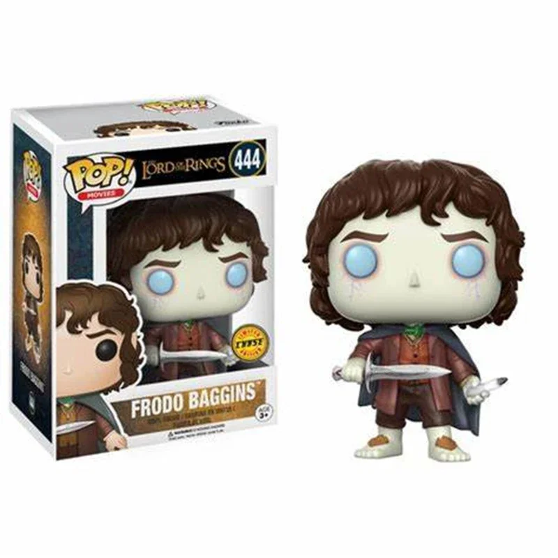 FUNKO POP Movies THE LOAD OF RING FRODO BAGGINS #444 Vinyl Figure Collectible Model Best Toy for Children Gift