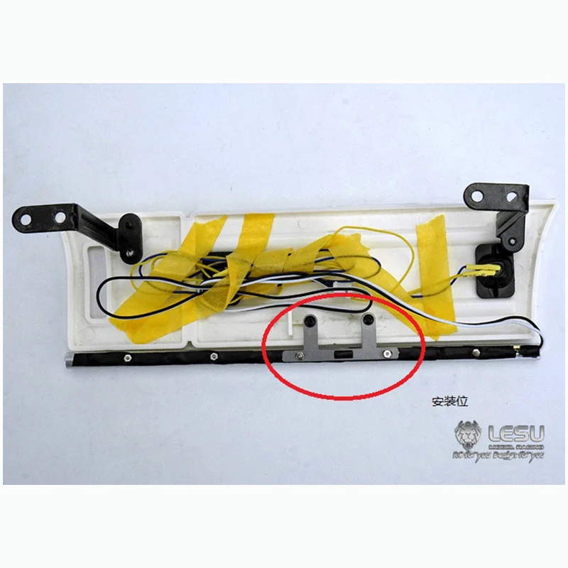 LESU Für 1/14 Tamiya Traktor-LKW Seitenschweller Dekorative Lichter S-1268 Breitenlicht Warnlicht DIY Modifiziertes Zubehör – Detail 1