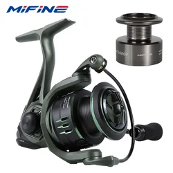 MIFINE STORM Carrete Spinning 12KG – 5.2:1, 6+1 rodamientos, carrete metal