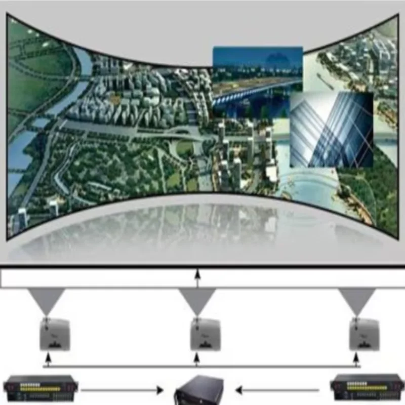 Laser Projector 3D Digital Building Landscape LPD Proyector Video Playground Amusement Park 3D Mapping Projection