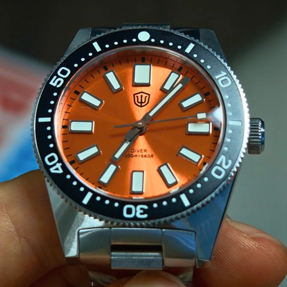 Watchdives WD1965 V2 Watch 38mm VH31 Sweep Second Movement BGW9