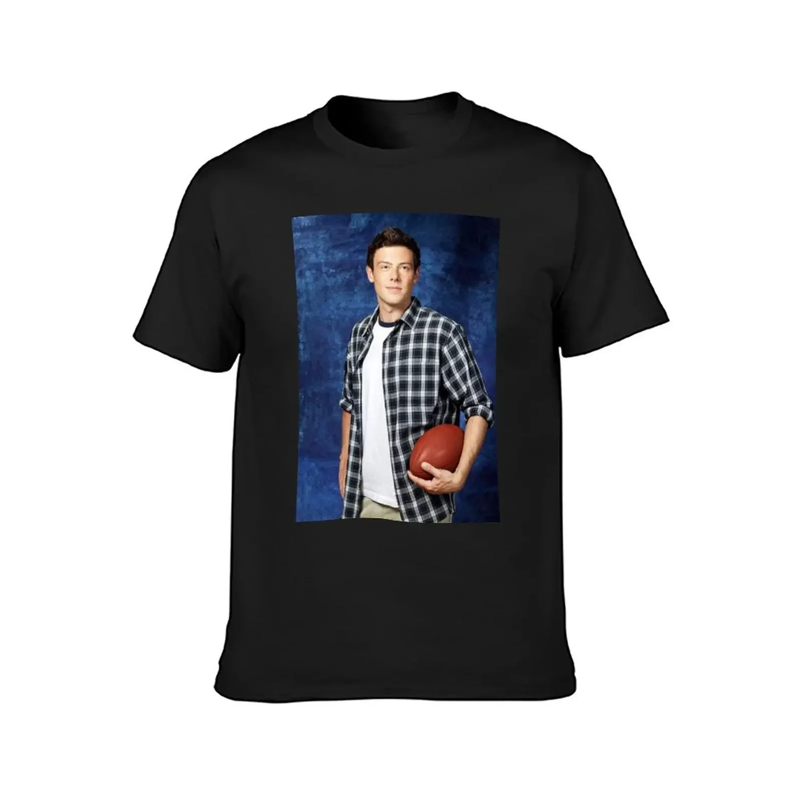 Glee Tv Series Smalls 079-025 Finn Hudson Cory Monteith T-Shirt anime figures anime t shirts vintage vintage t shirt men