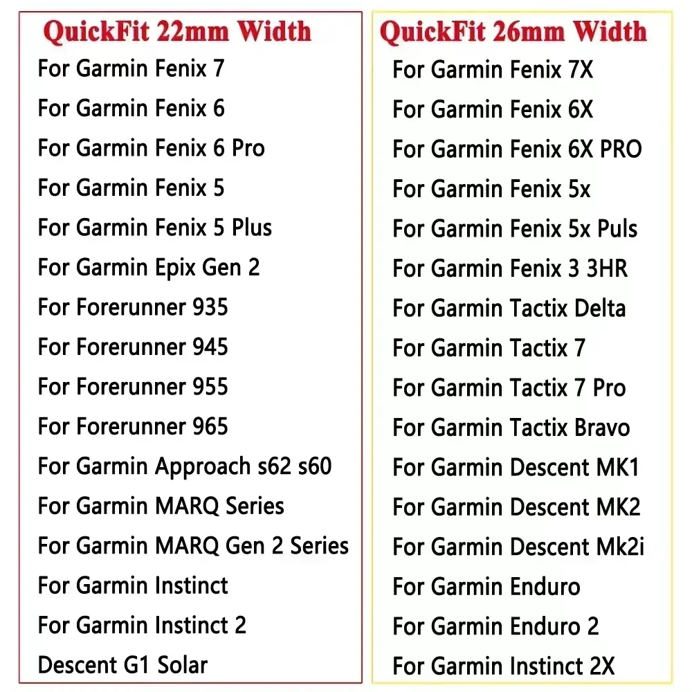 Watch Strap For Garmin Approach S70 S62 Forerunner 965 955 945 935 Epix Pro 2 (47mm) (51mm) Quickfit 26 22mm PU Leather Bracelet