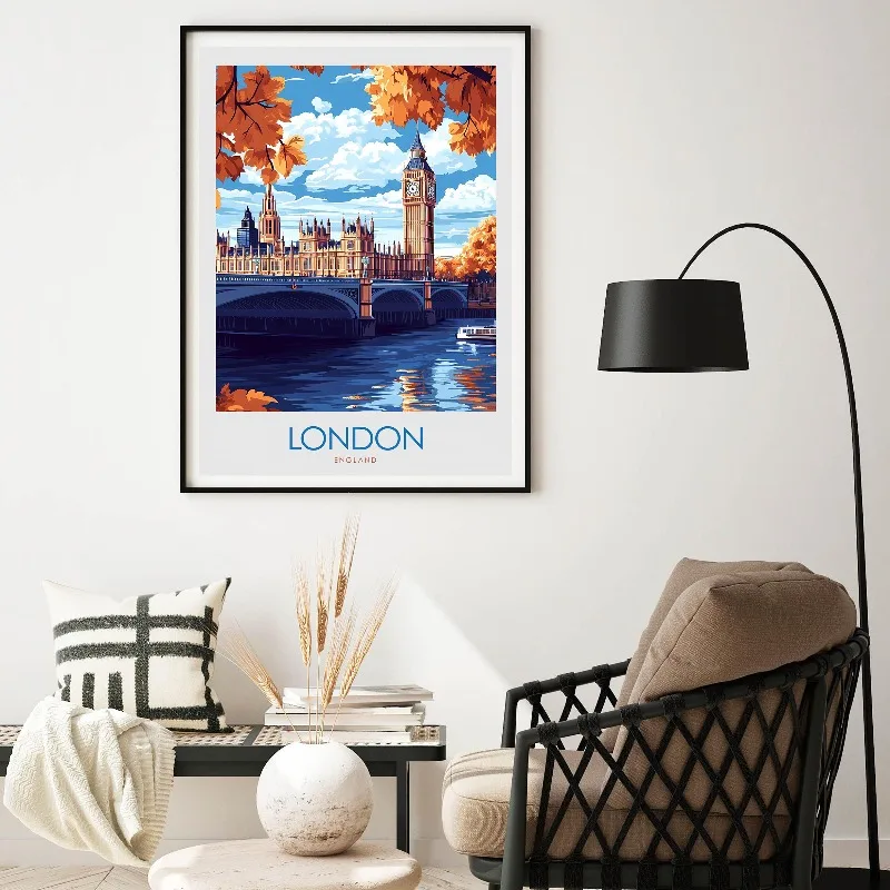 British Cityscape Wall Art Can - Home Office London review and price