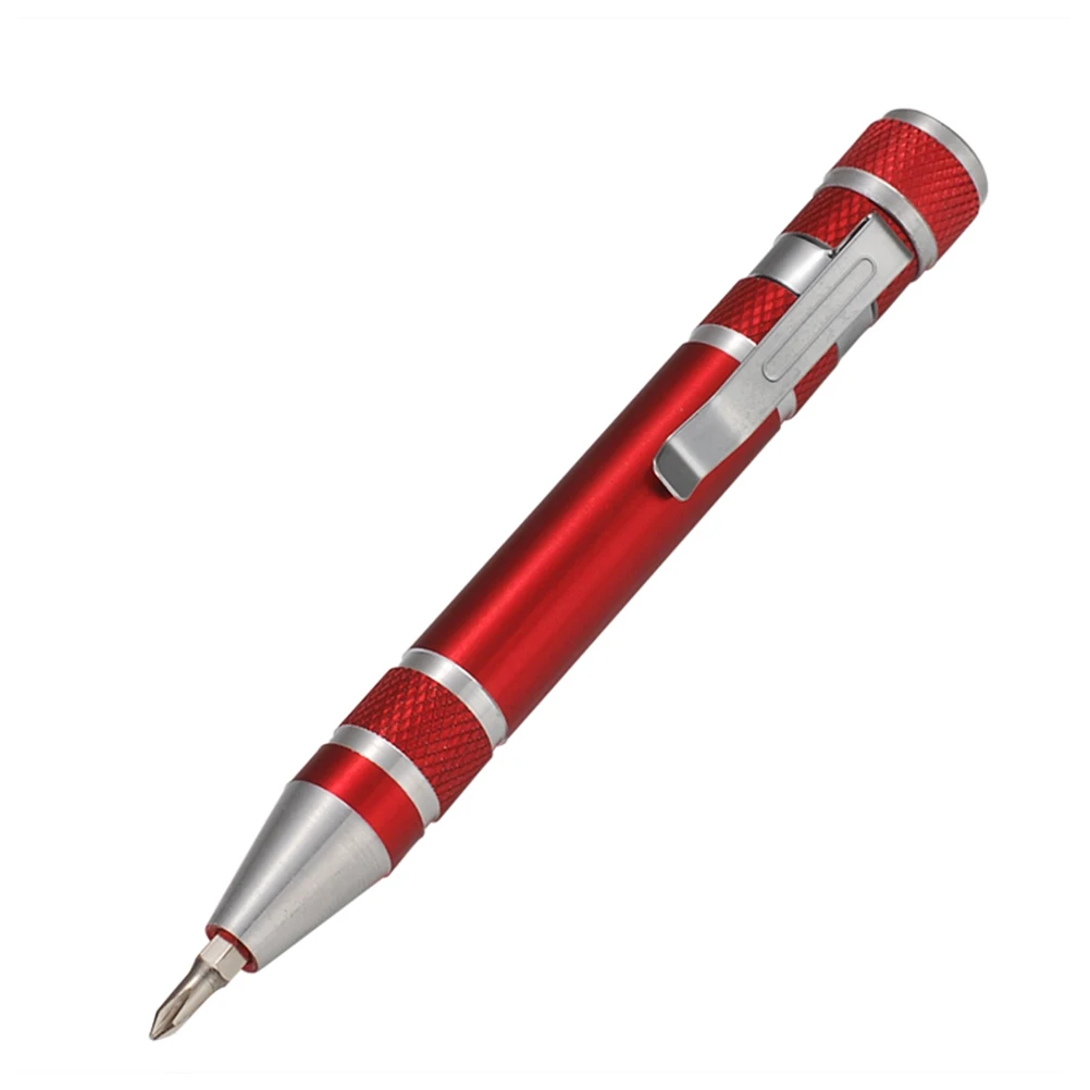 

1Set Multi-Function Repair Tool Magnetic Screwdriver Pen Durable Aluminum Alloy Lightweight Portable Repair Tool