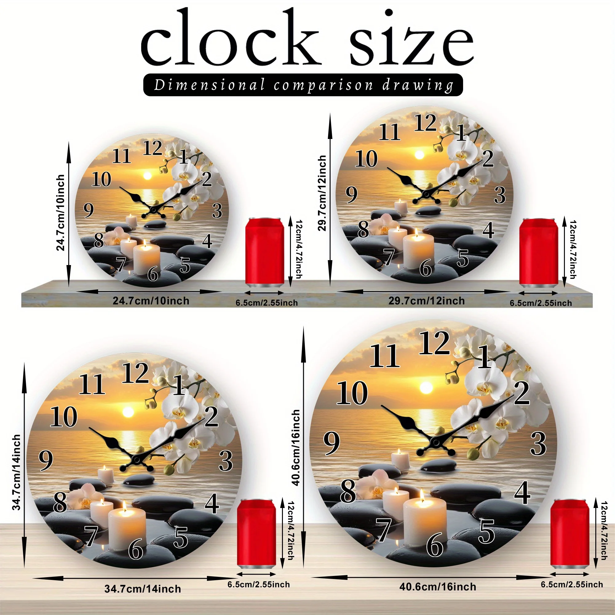 [Moderne Holzwanduhr] Moderne  – Home Office Background Bewertung und Preis