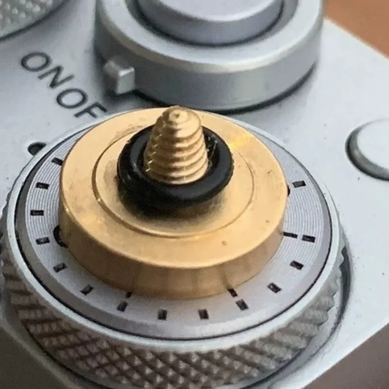 

For Fujifilm X100V X100VI XPro1 XT5 XT30 XE3 X70 XF10 XA10 Metal Concave Surface Shutter Release Button