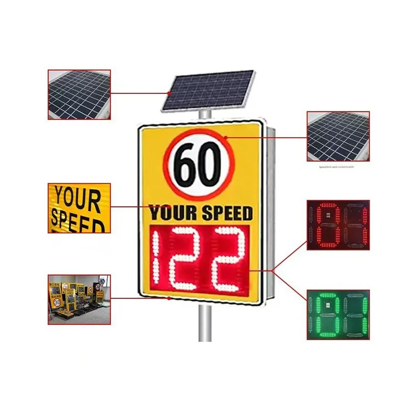 

2025600x900mm Factory Direct Traffic Led Solar Advertising Digits Display Radar Speed Limit Sign Solar Limit Sign Board