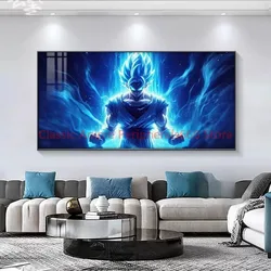 새로운 드래곤 볼 교수형 그림 어린이 방 침대 머리 애니메이션 장식 그림 거실 슈퍼 사이어인 만화 포스터 벽화