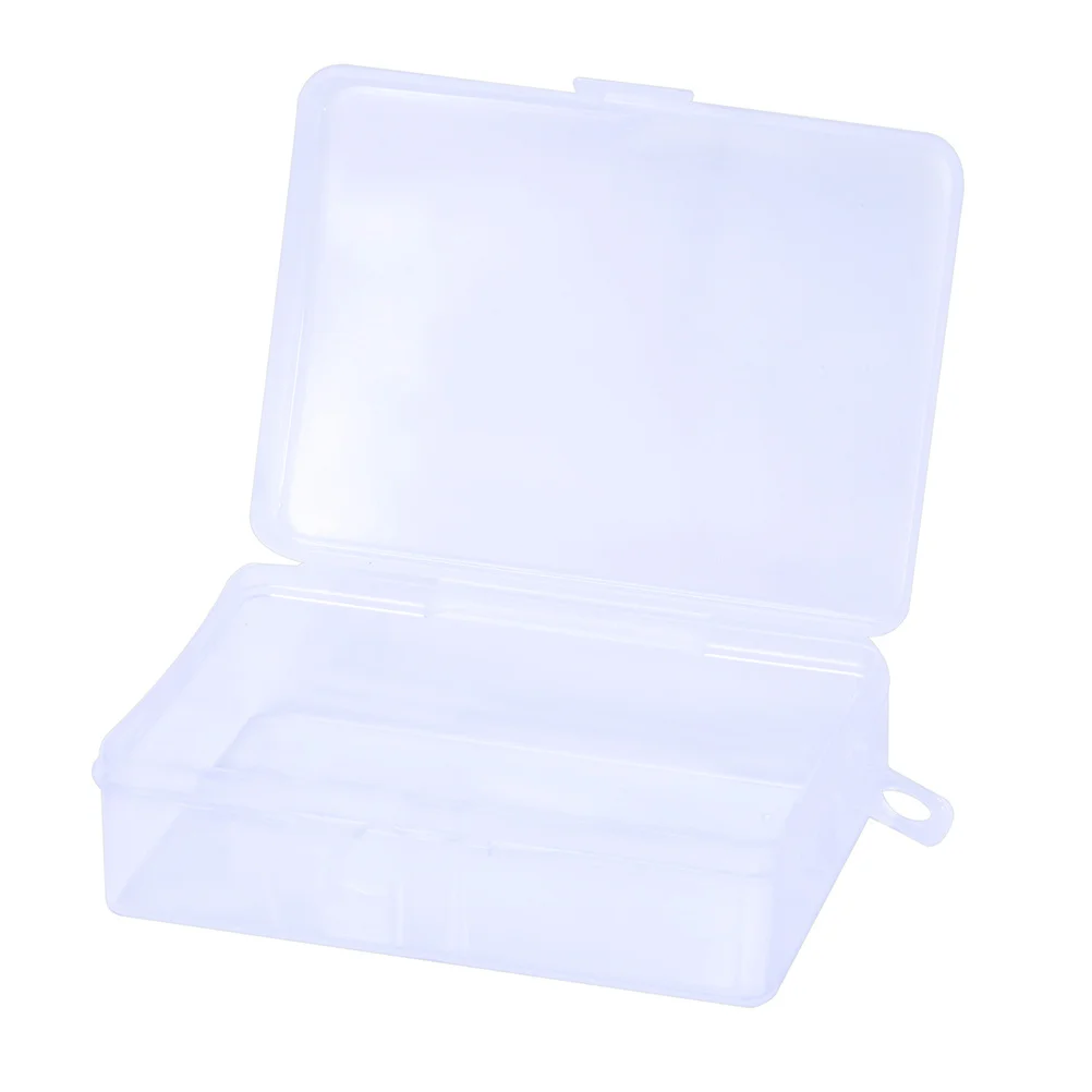 

6Pcs Mini Storage Box Plastic Transparent Organizer Case for Small Parts Beads Jewelry Collection Home Drawer Organizer