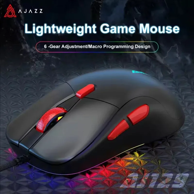 

AJAZZ AJ129 lightweight mouse gaming gaming RGB lights office home girls