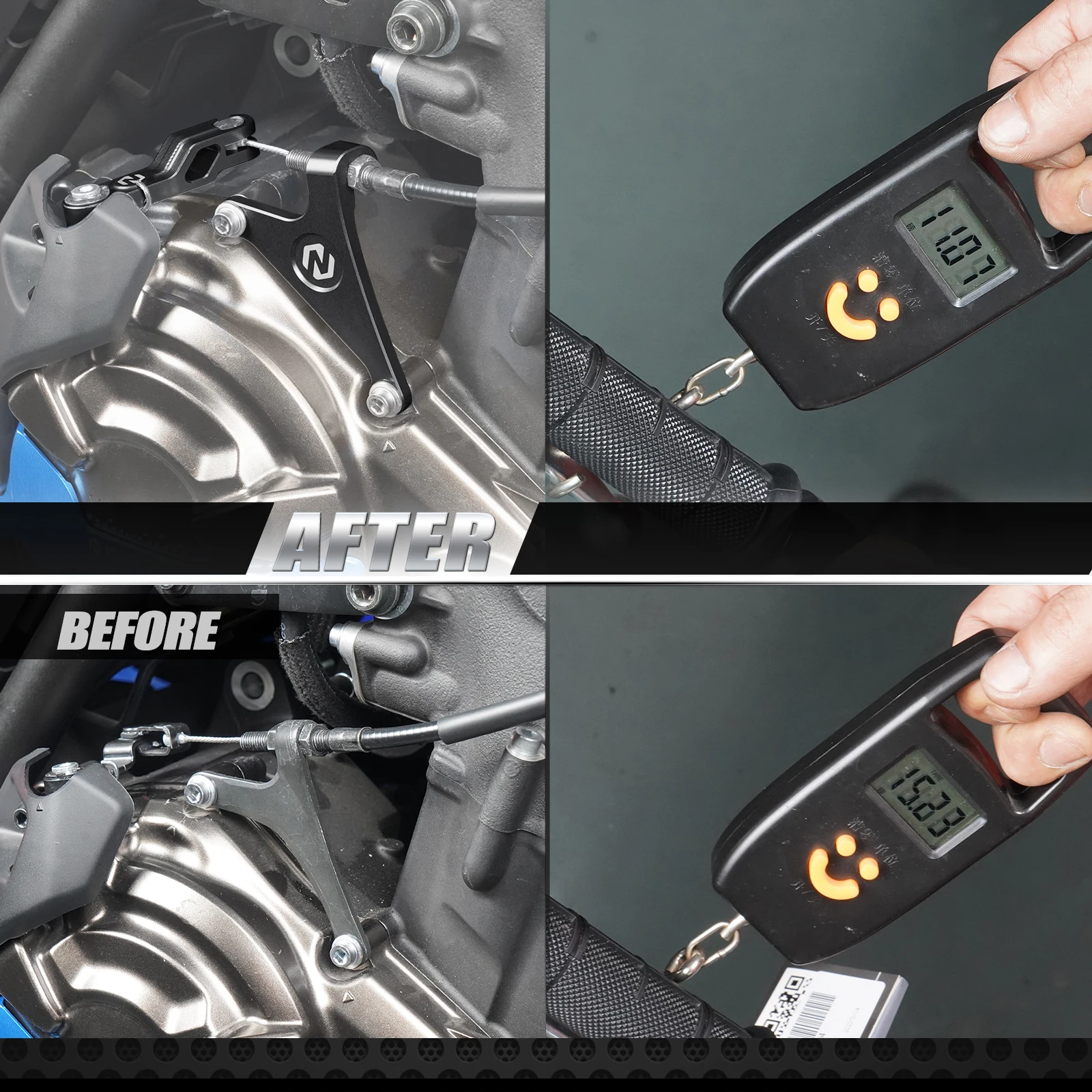 Image of 2019-2024 Für Yamaha Tenere 700 XTZ700 Tenere 700 Rally Edition 2020-2024 Yamaha MT-07 2018-2022 Schaltstabilisator Kupplungsarmhalterung Yamaha Tenere 700 World Raid 2022 Yamaha XSR700 2018-2023