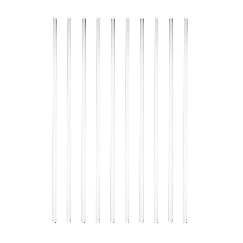 

10pcs Glass Stirring Rods High Quality Smooth Ends for Cocktails Drinks Coffee Stirrers Swizzle Sticks Heat Resistance Corrosion