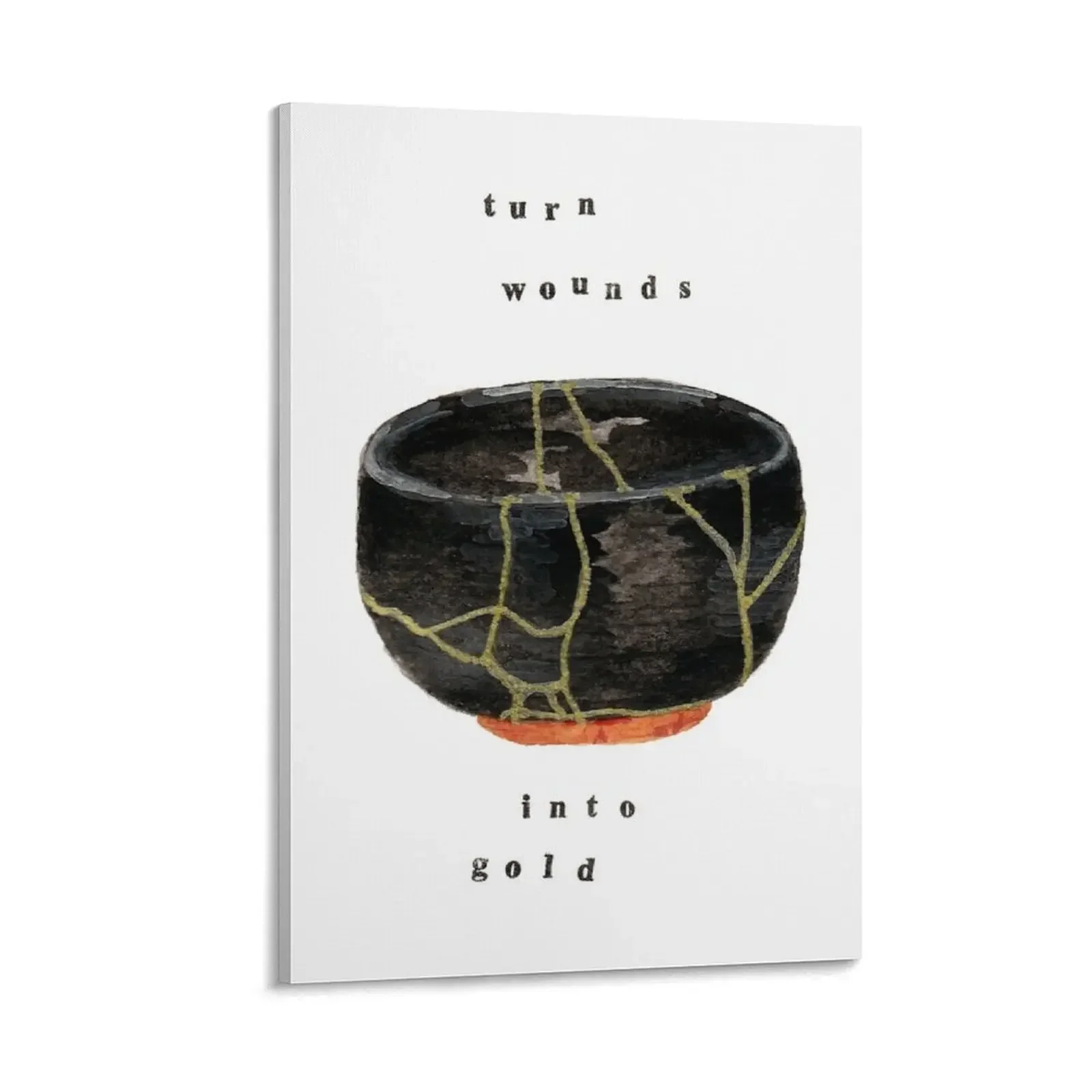 

Kintsugi Turn Wounds Into Gold Canvas Painting Decorative prints wall painting decorative frames wall room luxury home decor