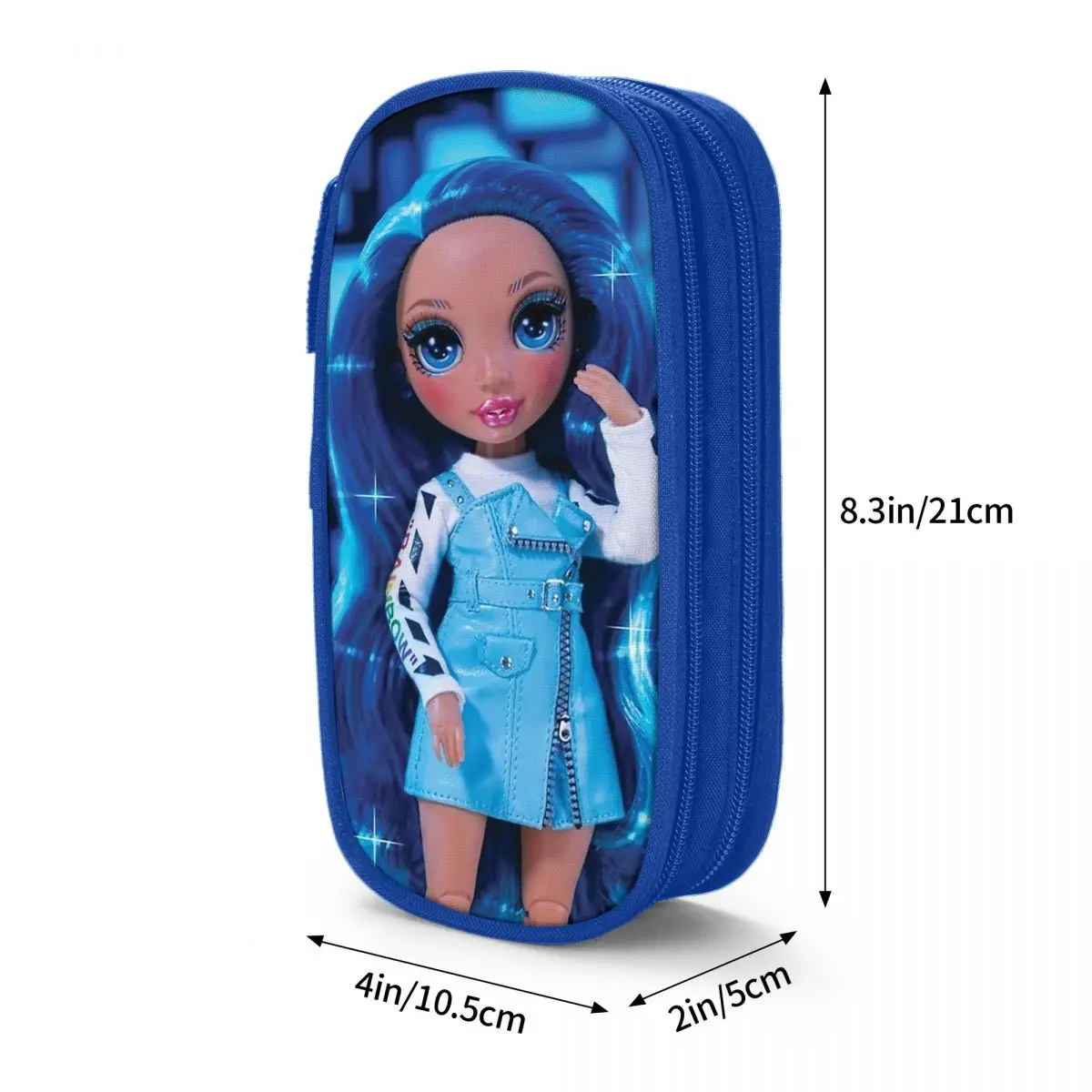 مقلمة Skyler Bradshaw Rainbow High Dolls مقلمة قلم رصاص للطلاب حقائب ذات سعة كبيرة للطلاب أدوات مكتبية هدية مدرسية