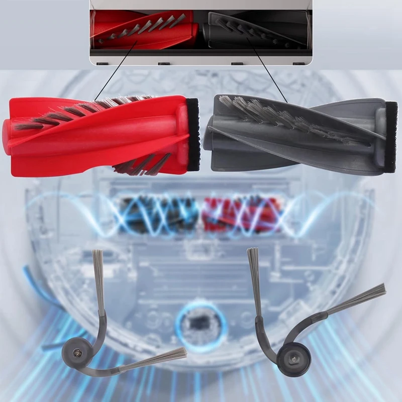 YCOC-For Roborock Qrevo Curv Robot Vacuum Cleaner Replacement Parts Main Side Brush Hepa Filters Mop Cloth Dust Bags