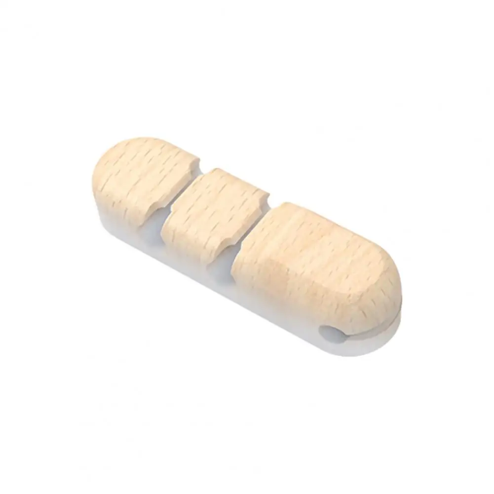 Support de Câble Auto-Adhésif en Silicone, 3/5/7 Trous, pour la Gestion du Bureau