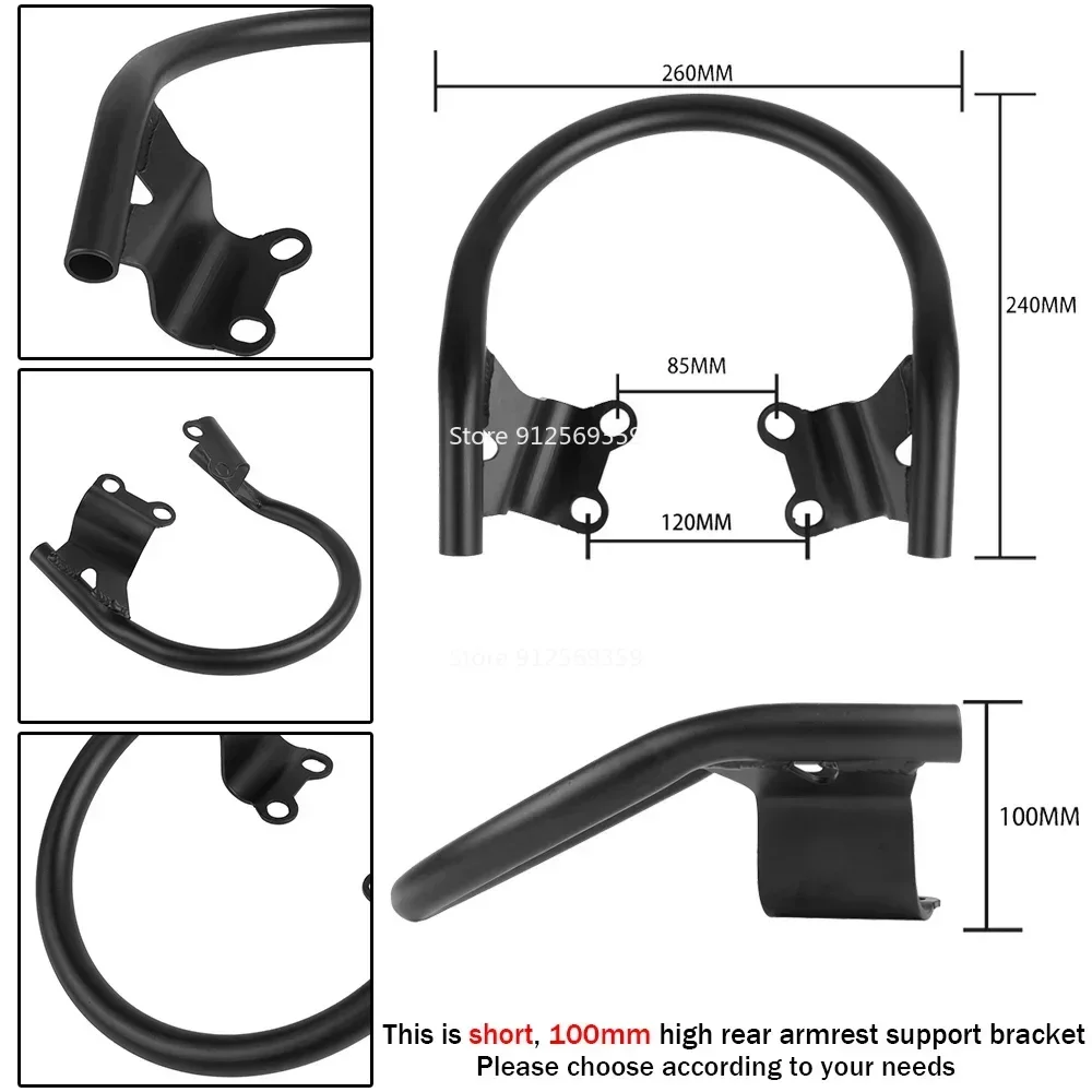Motorcycle Passenger Rear Luggage Rack Grip Bar For Street Twin 900 1200 Scrambler 900 2017-2019 Bonneville T100 T120 2021-2024
