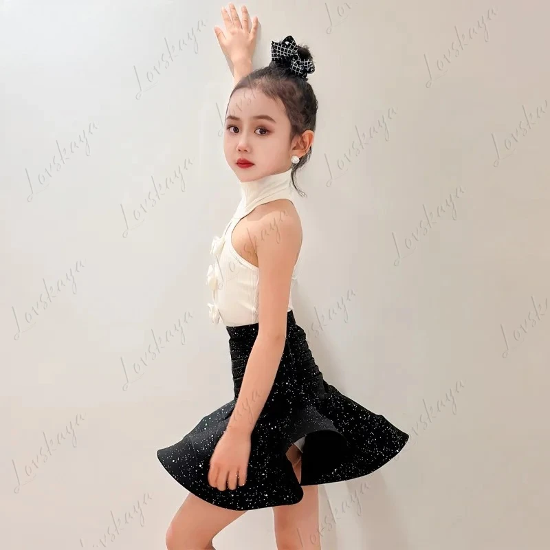 

Детский костюм для латинских танцев — новый летний стиль для женщин — популярный костюм для латинских танцев для танцевальных выступлений