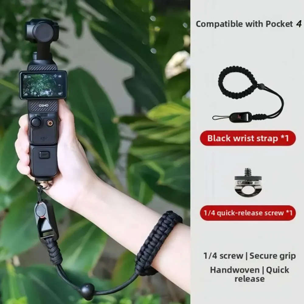 Anti-loss Hand Strap for DJI Osmo Pocket 4 Hand Wrist Strap Adjustable Camera Lanyard Safety Anti-lost Hand Band