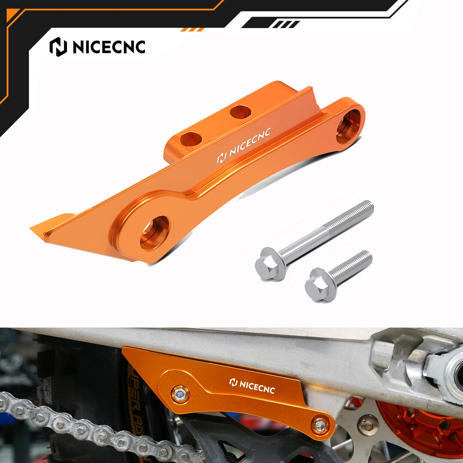 

NICECNC Swingarm Guard For KTM EXC 300 TPI EXC-F 350 XCW 500 XCF-W Six Days 2012-2023 SX 125 SXF 450 XC 300 XCF 250 2012-2022