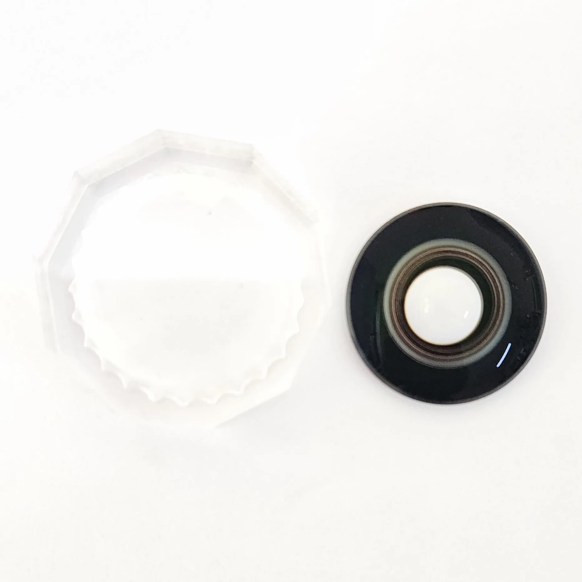 Nuovo obiettivo in vetro anteriore sostitutivo Insta360 e anello circolare in alluminio metallico per parte di riparazione della fotocamera Insta360 X5