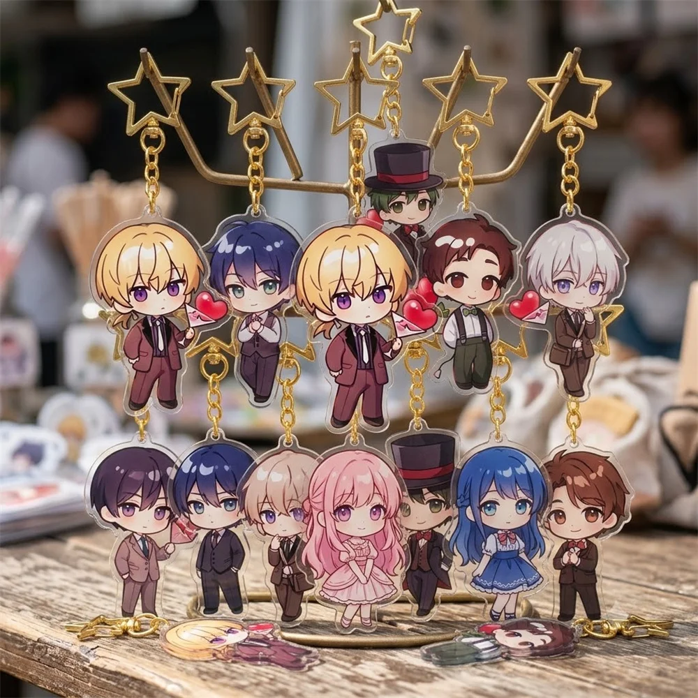 6CM Anime Royal Scandal Acrylic Keychain Stand Model Ornament Accessories Goods Christmas Gifts