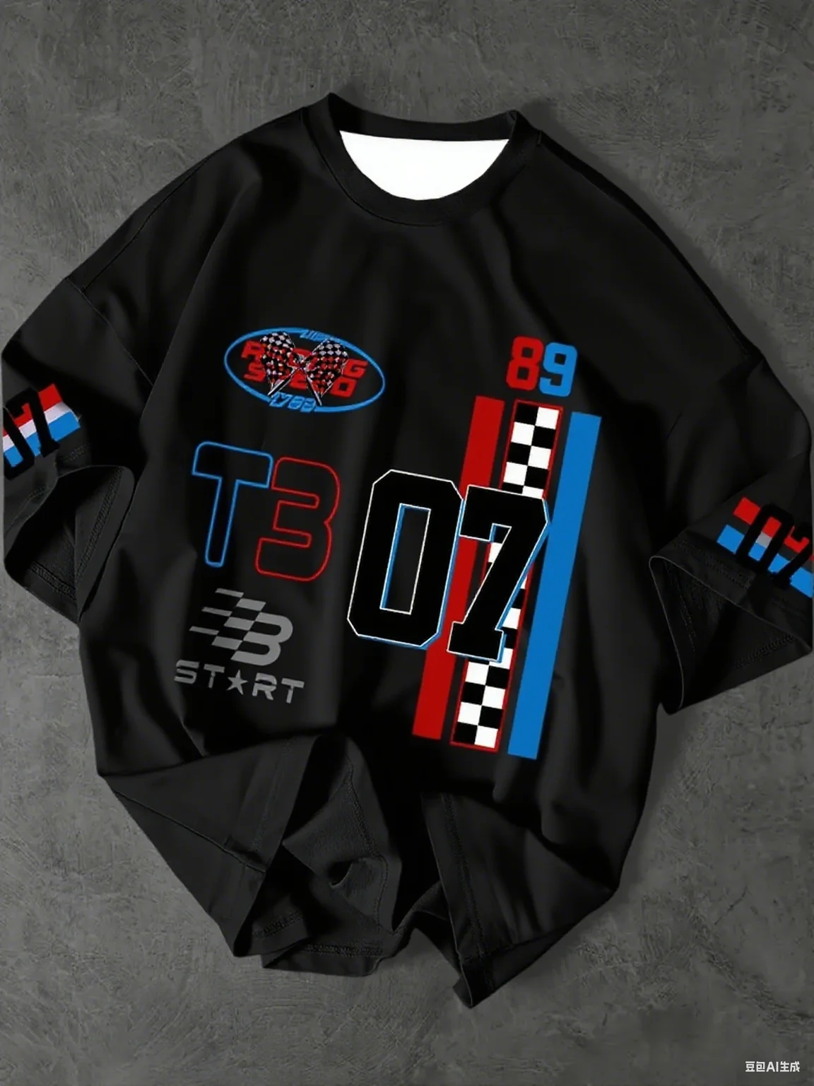 

Мужские спортивные майки с клетчатыми флагами и гоночными логотипами, летние футболки с рисунком, женские спортивные футболки больших размеров, топы