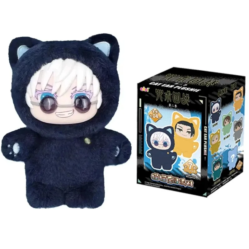 Jujutsu Kaisen 2 Cat Ear Plushie Series Blind Box Mystery Box Anime Figure Room Decoration Collection Kids Gifts birthday gift