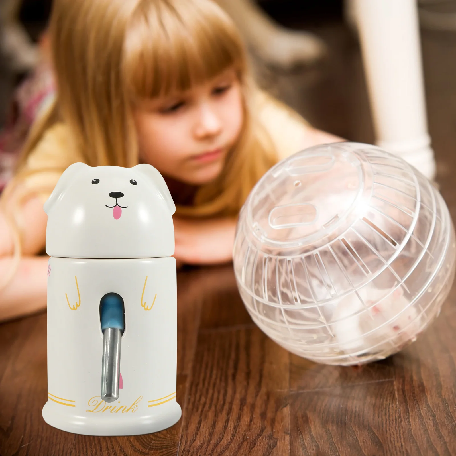 

Hamster Water Kettle Stand Pet Bottle Holder Small Animal Dispenser Bracket for