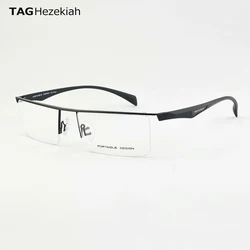 P8332 Business Glasses Frames Men Eyewear Optical Prescription Glasses Frame Large Face Eyeglasses square Myopia Retro spectacle