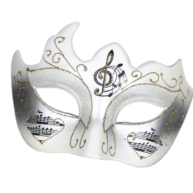 Stylish Women Glitter Powder Embellished Half Face Mask for Masquerade Party and Special Event Cosplay Eyemask