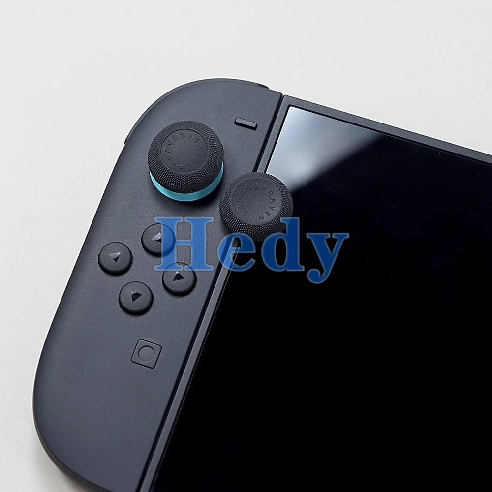 10 комплектов 6in1 Savage Raven для черепа, крышка джойстика, набор ручек для большого пальца, чехол для джойстика для Nintendo Switch 2 Joy Con JoyCon