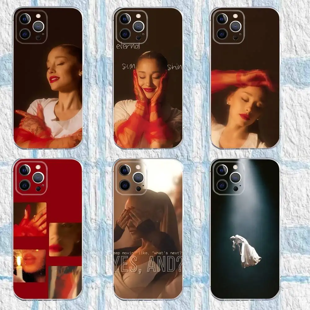 

Eternal Sunshine A-Arianas Phone Case For iPhone 16,15,14,13,12,11 Pro,Max,Plus,X,XS,XR,SE,Mini Transparent Silicone Soft