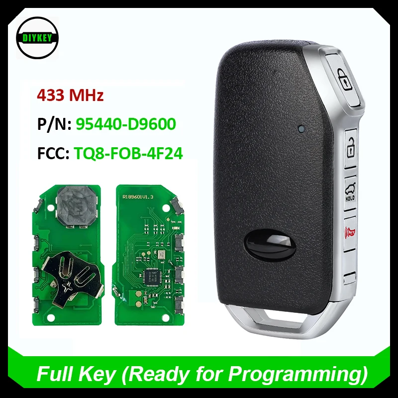 DIYKEY P/N: 95440-D9600 TQ8-FOB-4F24 Keyless Smart Remote Key Fob 4 Button 433MHz ID47 for Kia Sportage 2021 2022