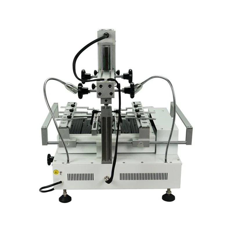 Station solder stations 3 zones hot air touch screen with laser point 4300W 350x250MM EU plug LY R690 V.3 BGA Rework