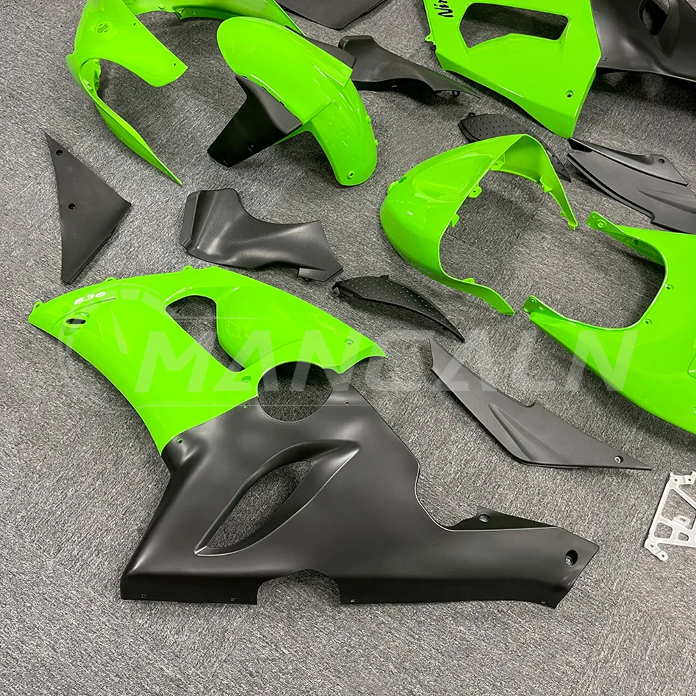 Motorcycle Fairing Kit for KAWASAKI ZX6R ZX-6R ZX-636 2005 2006 Bodywork Set High Quality ABS Injection New Green