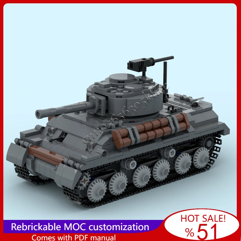 

Новинка 1140, детали MOC M4, средняя многофункциональная модель танка, набор «сделай сам», собранная обучающая креативная детская игрушка-сюрприз, Рождественский подарок