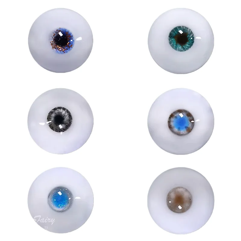 

Eyeball BJD Doll Eyeball 3/4/6 Resin Doll 10/12/14mm Handmade Doll with Handle Accessories Interchangeable New Products Availabl