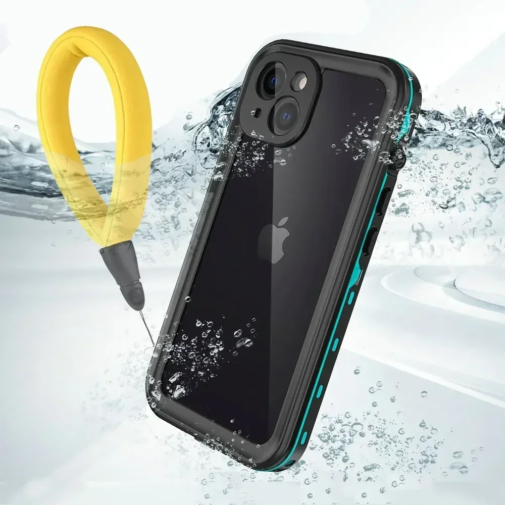 

For iPhone14 15 Pro Waterproof Case IP68 Diving 360 Protect Magsafe Shockproof Coque iPhone 14 13 Pro Max 12 Mini 11 Water Proof