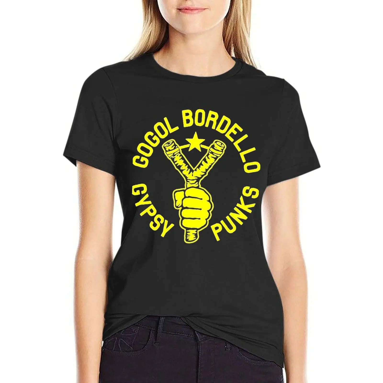 GOGOL BORDELLO T-Shirt blacks new edition funnys t-shirt dress for Women plus size