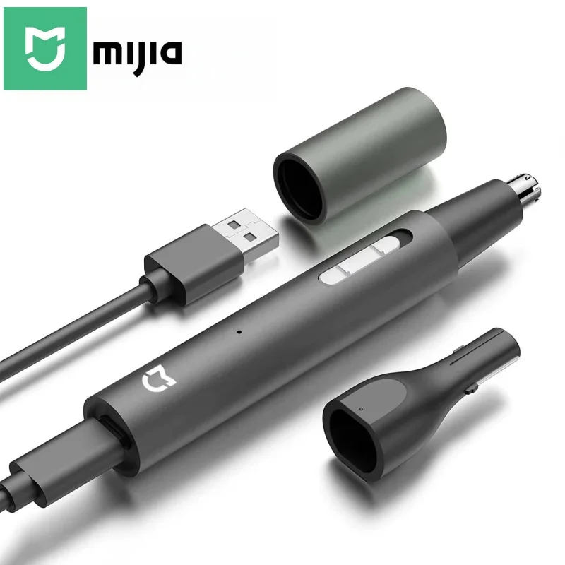 Mijia Electric Nose Ear Hair Trimmer for Men Painless Rechargeable Sideburns Eyebrows Beard 3 in 1 Hair Clipper Shaver For Home